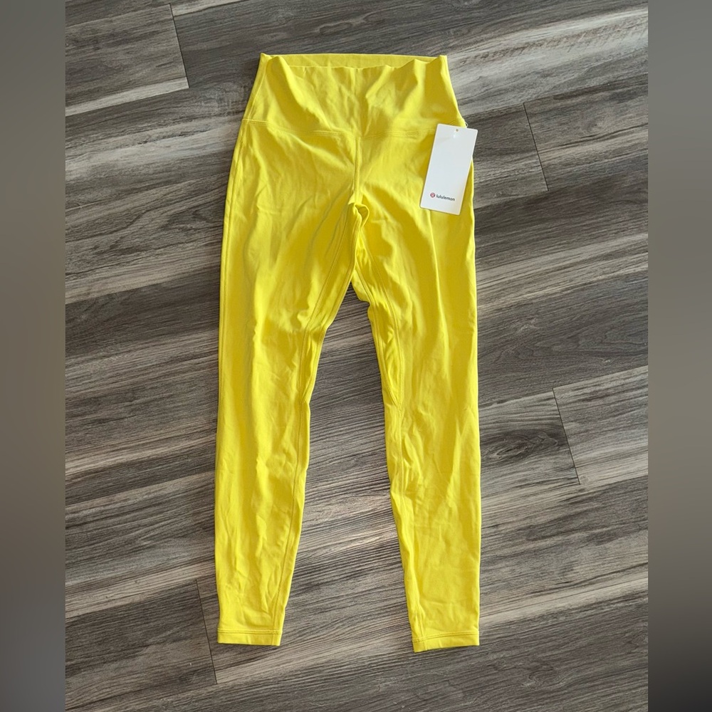 NWT Lululemon Athletica Yellow Align HR Pant 28" - Picture 2 of 4